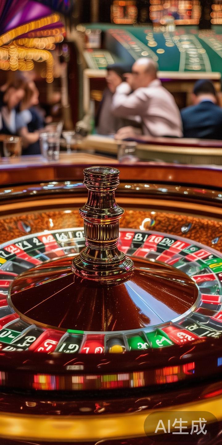 此外，轮盘游戏亦是现场的一大亮点。采用欧式或美式轮