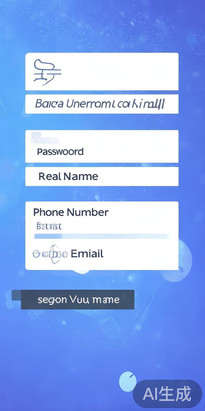 主要包括：用户名、登录密码、真实姓名、电话号码、电